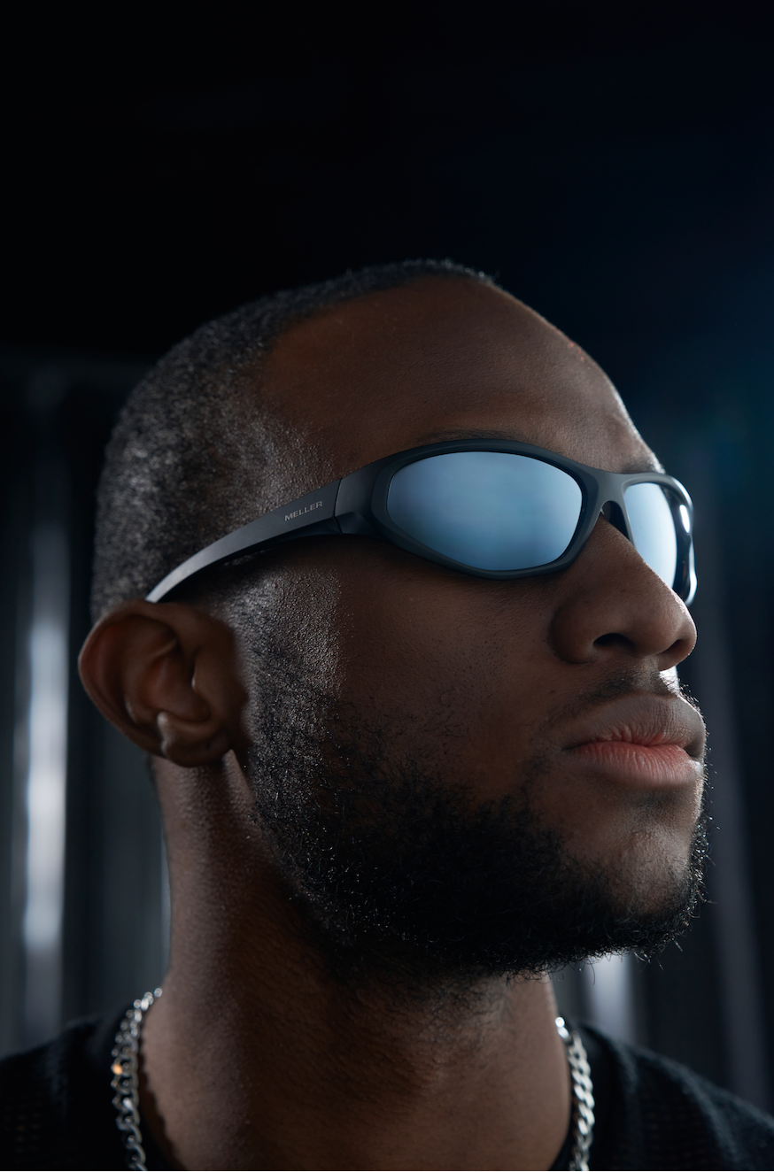 MELLER x DRUMSHEDS LEA Sunglasses - Black Silver